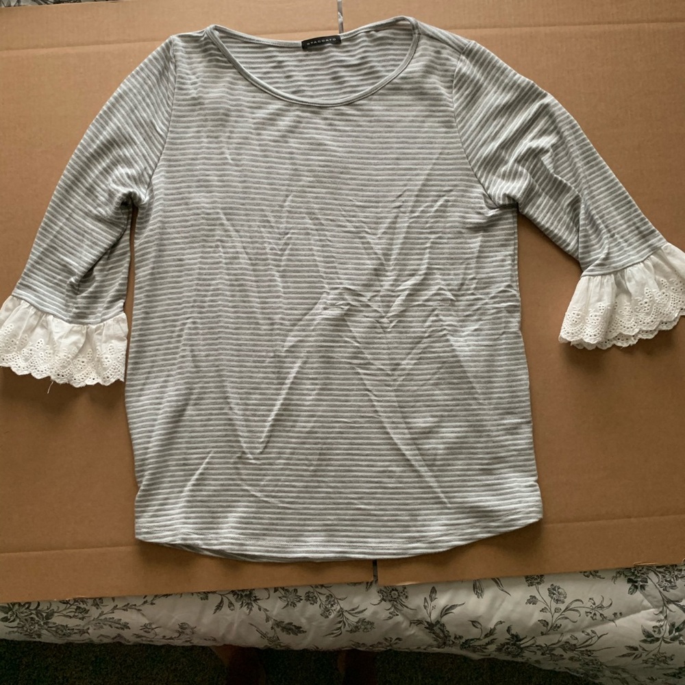 Women’s 3/4 Sleeve Striped Top